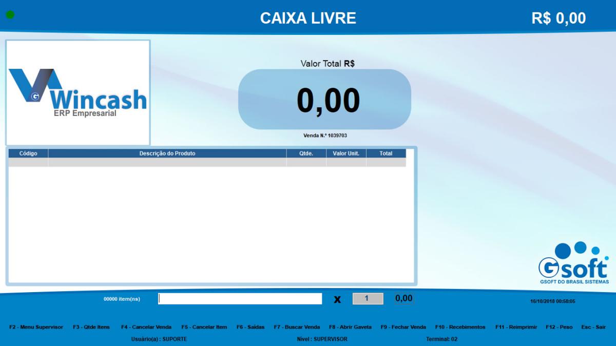 Tela PDV(Personalizável)